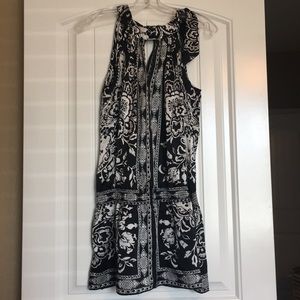 White House Black Market silk tunic